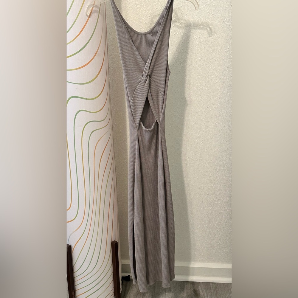 Twist Front Midi Dress